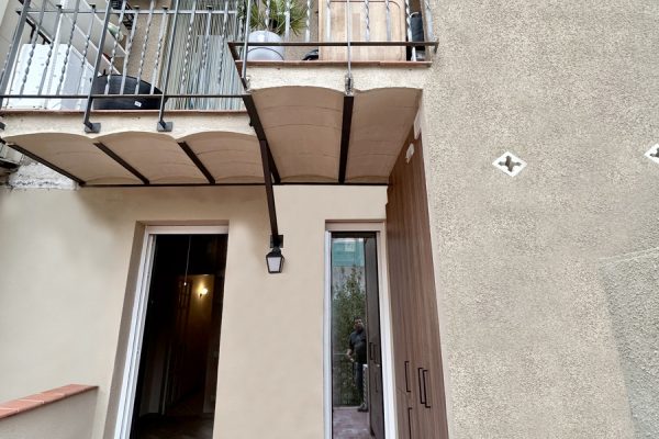 Fachada posterior rehabilitada