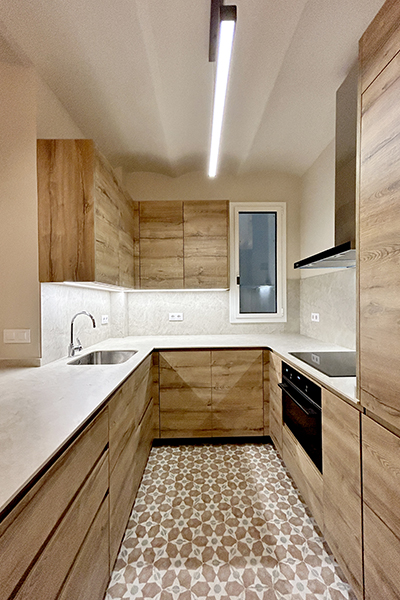 Cocina americana reformada